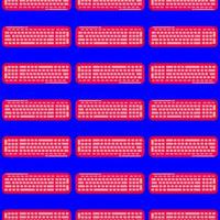Keyboards pattern, illustration, vector on white background.