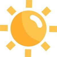 Sun shinning, illustration, vector, on a white background. vector