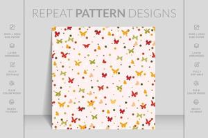 Luxury hand drawn vintage 3d seamless ornamental colorful flowers floral pattern design background vector