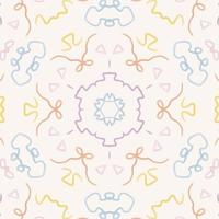 Abstract kaleidoscope background. Beautiful kaleidoscope seamless pattern. Multicolor mosaic texture. Seamless kaleidoscope texture. Unique kaleidoscope design vector