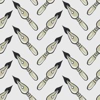 Ink pen tip, illustration, vector on white background