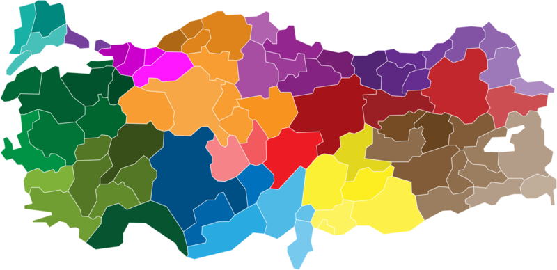 Turkey Map PNGs for Free Download