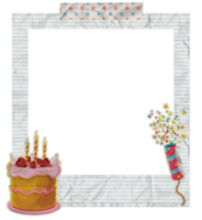 Creative Birthday Photo Frame png