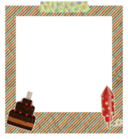 Creative Birthday Photo Frame png