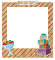 Creative Birthday Photo Frame png