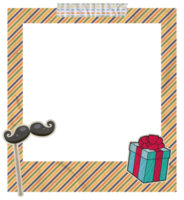 Creative Birthday Photo Frame png