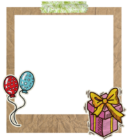 Creative Birthday Photo Frame png