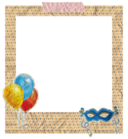 Creative Birthday Photo Frame png