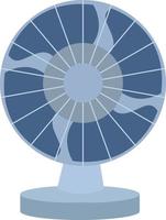 Table fan, illustration, vector on white background.