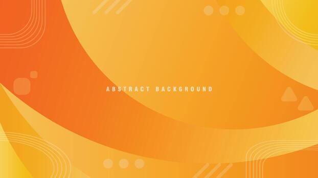 Vector orange abstract fluid geometric gradient background