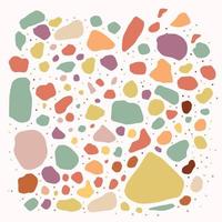 Random abstract hand drawing colorfull dots without outlines. Used for decoration componen background. vector