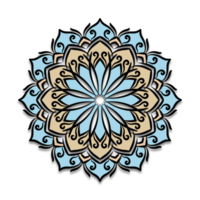 farbiger Hintergrund Mandala, florale Ornamente png