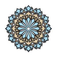 gekleurde achtergrond mandala, bloemen ornament png