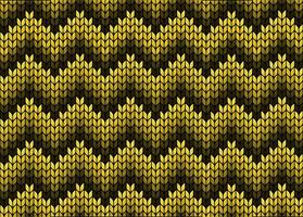 Knitted seamless pattern color gold. colorful knitted textures. Fabric knitted pattern. Vector illustration.