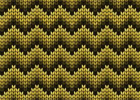 Knitted seamless pattern color gold. colorful knitted textures. Fabric knitted pattern. Vector illustration.