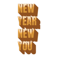 Happy New Year ,New You png