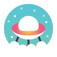 Trendy Space Shuttle vector