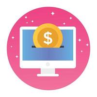 Trendy Digital Payment vector