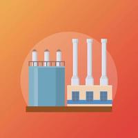 Trendy Power Plant vector