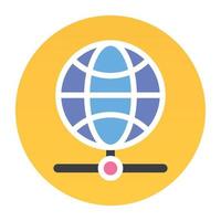 Trendy Global Network vector
