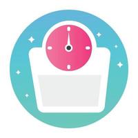 Trendy  Weight Scale vector