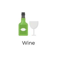 Trendy Wine Concepts vector