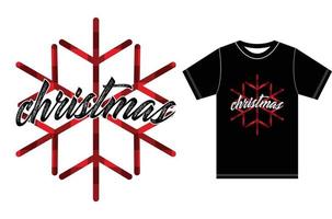 camiseta navideña. diseño vectorial de tipografía. diseño familiar navideño. vector