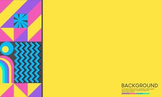 Abstract vector geometric pattern, background design in Bauhaus style, for web design, business card,banners,posters,covers,annuals, landing pages,invitations.