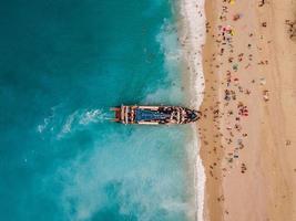 Tourists Arrived At The Beach photo