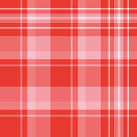 Creative plaid pattern in red and pink colors. vector