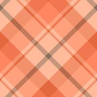 Seamless pattern in positive orange and warm gray colors for plaid, fabric, textile, clothes, tablecloth and other things. Vector image. 2