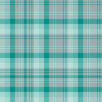 Creative plaid pattern in gray and discreet green colors. vector