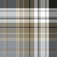 Seamless pattern in stylish gray, beige, white and black colors for plaid, fabric, textile, clothes, tablecloth and other things. Vector image.