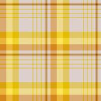 Seamless pattern in simple yellow, orange, gray colors for plaid, fabric, textile, clothes, tablecloth and other things. Vector image.