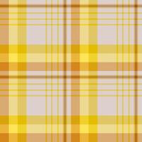 Seamless pattern in simple yellow, orange, gray colors for plaid, fabric, textile, clothes, tablecloth and other things. Vector image.
