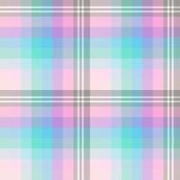 Creative plaid pattern in multicolored colors. vector