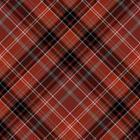 Creative plaid pattern in brown, black and white colors. 2 vector