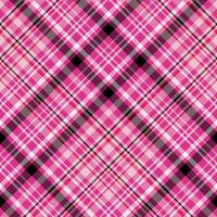 Seamless pattern in stylish pink and black colors for plaid, fabric, textile, clothes, tablecloth and other things. Vector image. 2