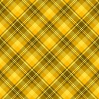 Creative plaid pattern in yellow and warm beige colors. 2 vector