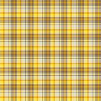 Seamless pattern in simple gray, yellow and orange colors for plaid, fabric, textile, clothes, tablecloth and other things. Vector image.