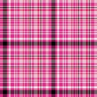 Seamless pattern in stylish pink and black colors for plaid, fabric, textile, clothes, tablecloth and other things. Vector image.