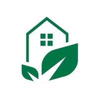 eco friendly green building logo vector illustrations