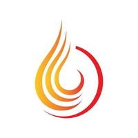 Fire flames vector icons vector logo design in white background