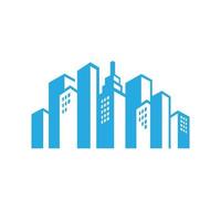 Cityscape design corporation of buildings Logo for Real estate business company vector