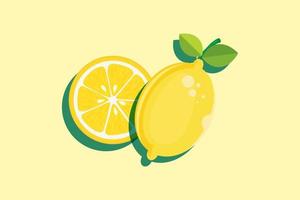 lemon vector pattern background design fruit natural