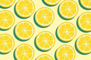 lemon vector pattern background design fruit natural
