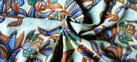 Traditional cloth motifs called batik photo