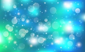 Fantasy blue background in sparkling stars for design. vector