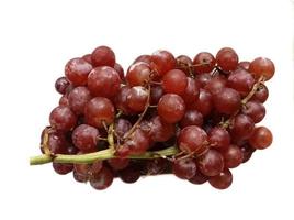 white background pattern with purple grapes photo
