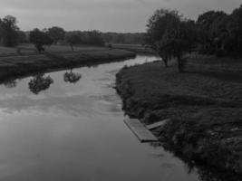 The vechte river in germany photo